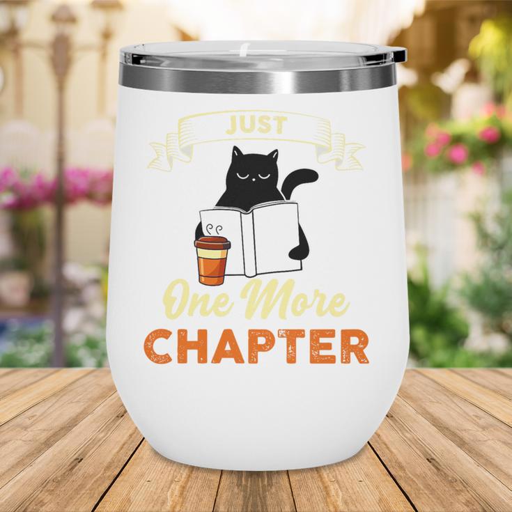 Just One More Chapter Fun Cat Coffee Reading Book Premium Tri-Blend Wine Tumbler Just One More Chapter Fun Cat Coffee Reading Book Premium Tri-Blend Wine Tumbler