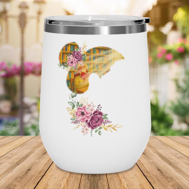 And Into The Library She Goes Book Lover Reading Bookworm Wine Tumbler