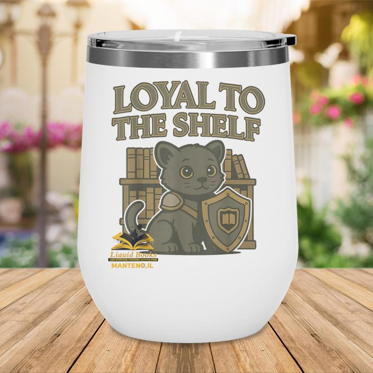 Loyal To The Shelf Knight Panther Book Lover Wine Tumbler Loyal To The Shelf Knight Panther Book Lover Wine Tumbler