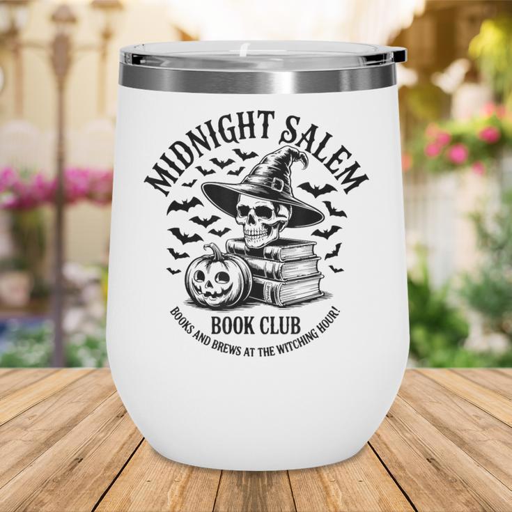 Midnight Salem Book Club Witchy Reads Wine Tumbler Midnight Salem Book Club Witchy Reads Wine Tumbler