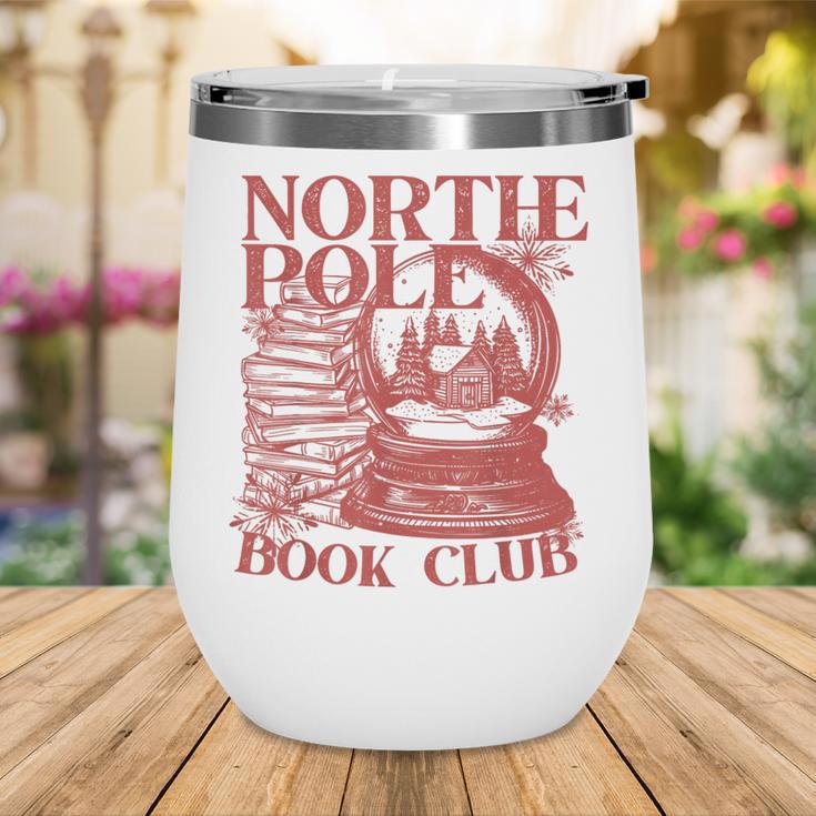 North Pole Book Club Christmas Wine Tumbler