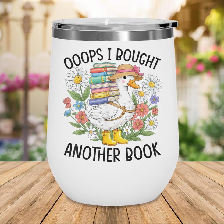Oops I Bought Another Book Goose Wine Tumbler