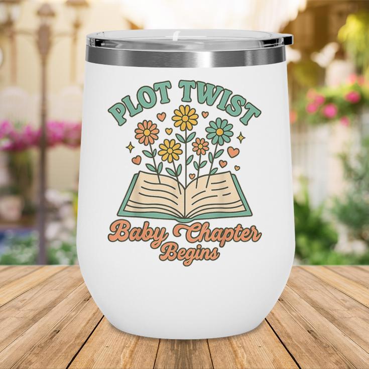 Pregnancy Announcement Book Lover Reveal Pregnant Wine Tumbler