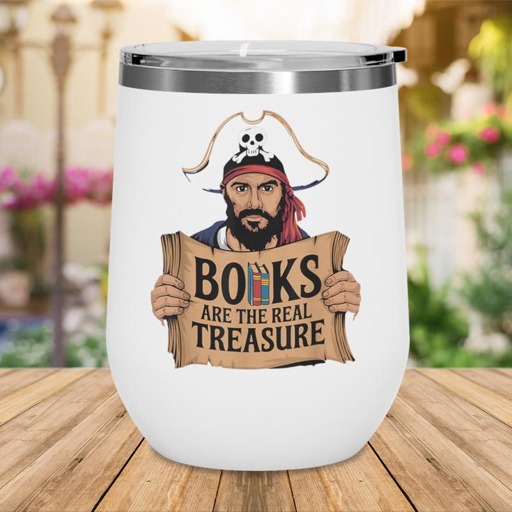 Read Book Reader Library Reading Librarian Pirate Bookworm Wine Tumbler