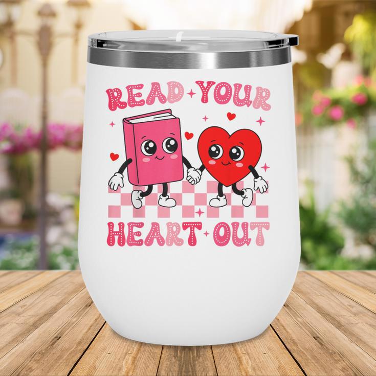 Read Your Heart Out Cute Reading Book Lover Wine Tumbler Read Your Heart Out Cute Reading Book Lover Wine Tumbler