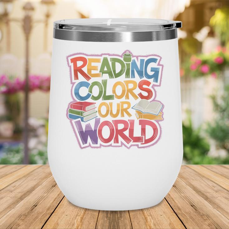 Reading Colors Our World Books Lover Wine Tumbler