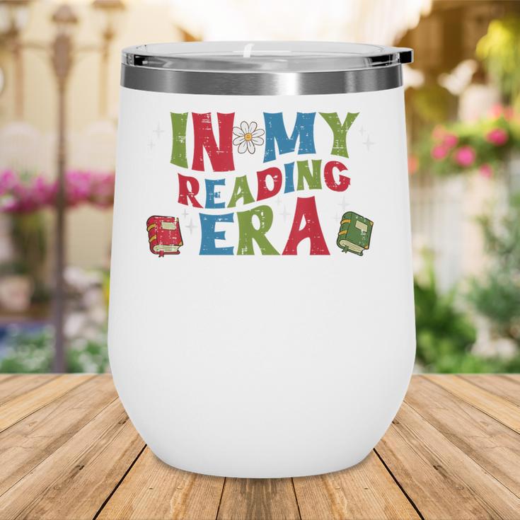 In My Reading Era Read Book Librarian Teacher Men Women Kids Wine Tumbler