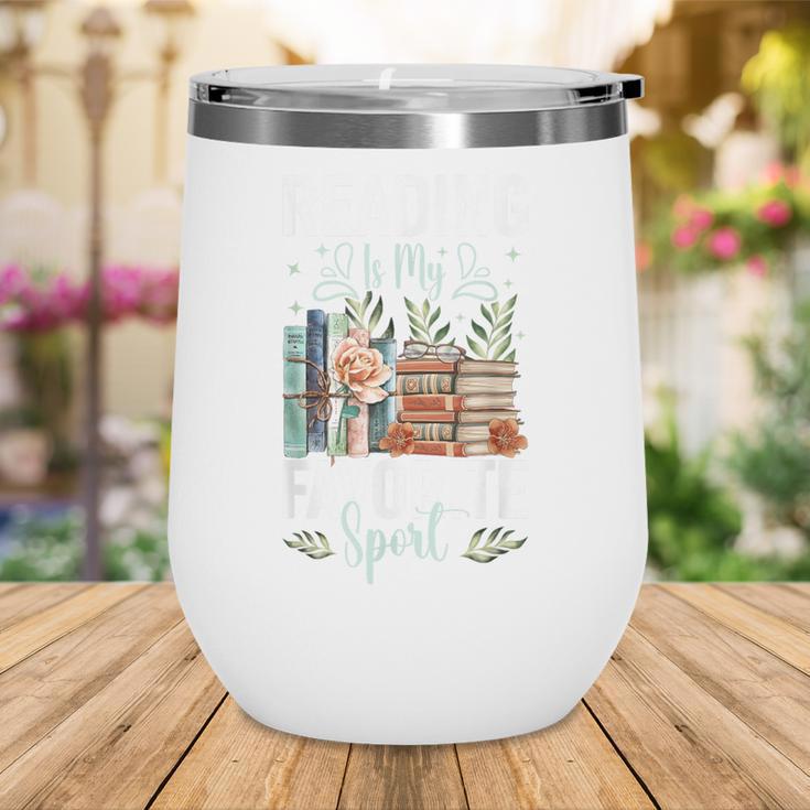 Reading Is My Favorite Sport Bookworm Wine Tumbler