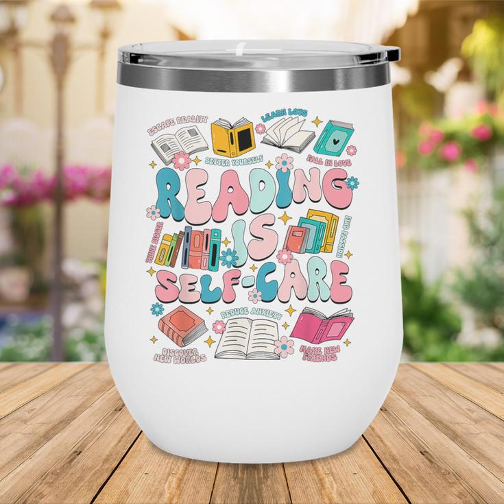 Reading Is Self-Care Book Lover Teacher Student Men Women Wine Tumbler Reading Is Self-Care Book Lover Teacher Student Men Women Wine Tumbler