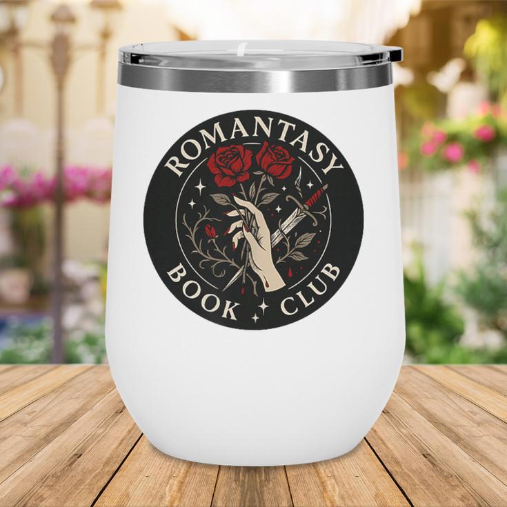 Romantasy Book Club Enthusiast Wine Tumbler