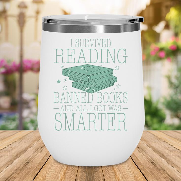 I Survived Reading Banned Books And All I Got Was Sma Wine Tumbler