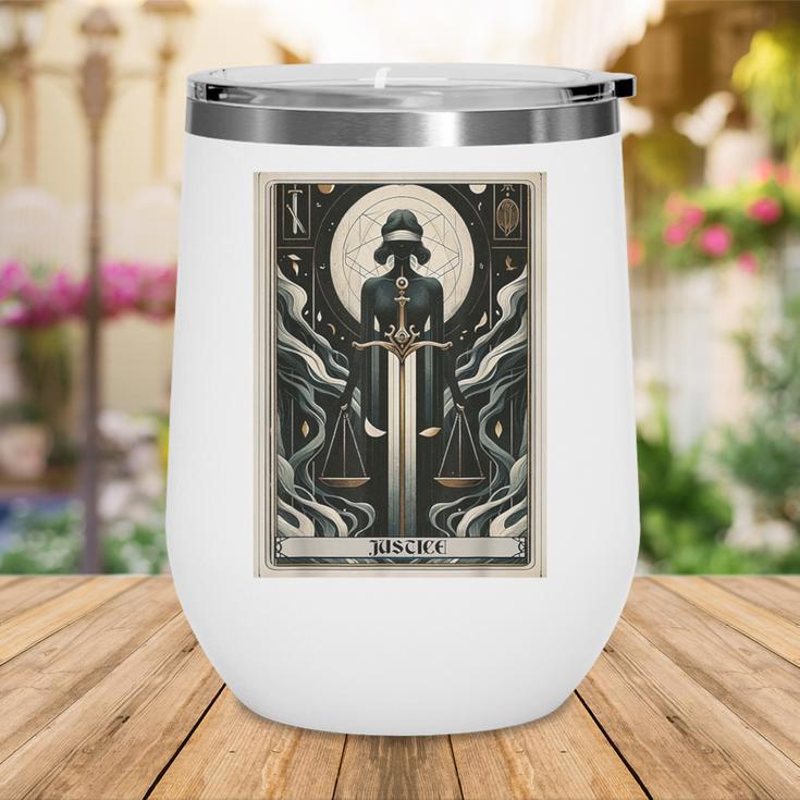 Tarot Cards Guide Book Esoteric Mysticism Clothing Tarot Card Justice Wine Tumbler Tarot Cards Guide Book Esoteric Mysticism Clothing Tarot Card Justice Wine Tumbler