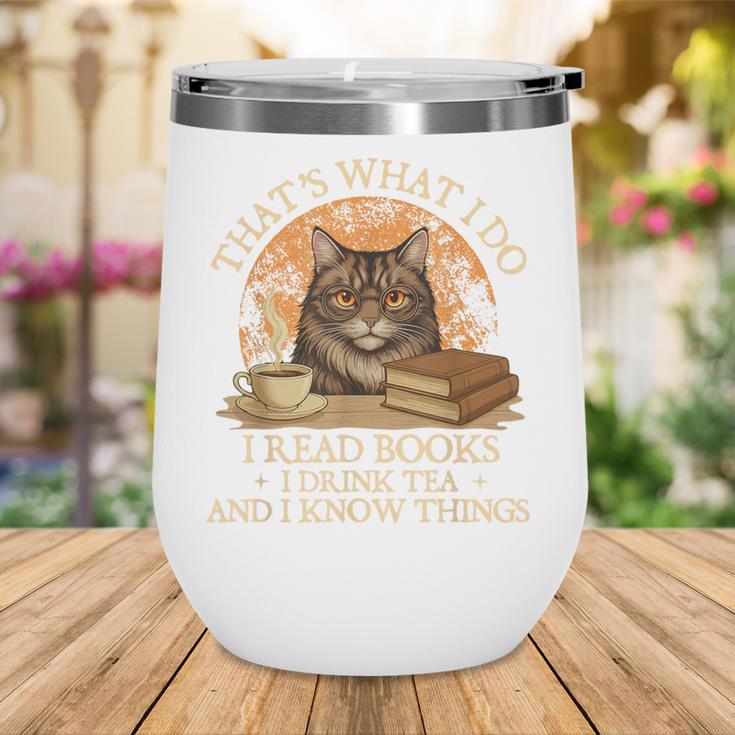 That’s What I Do I Read Books Reading Bookworm Reader Wine Tumbler