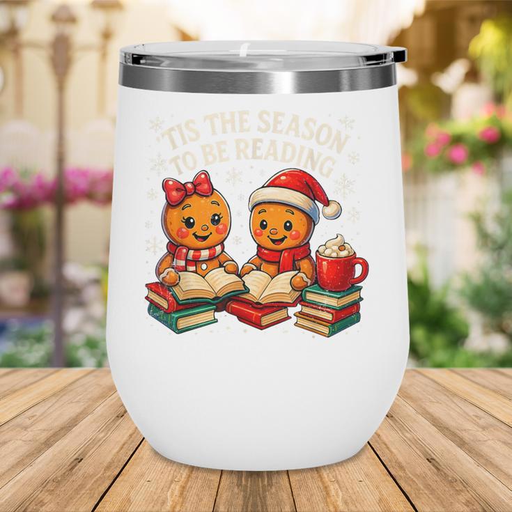 ’Tis The Season To Be Reading Book Lover Wine Tumbler