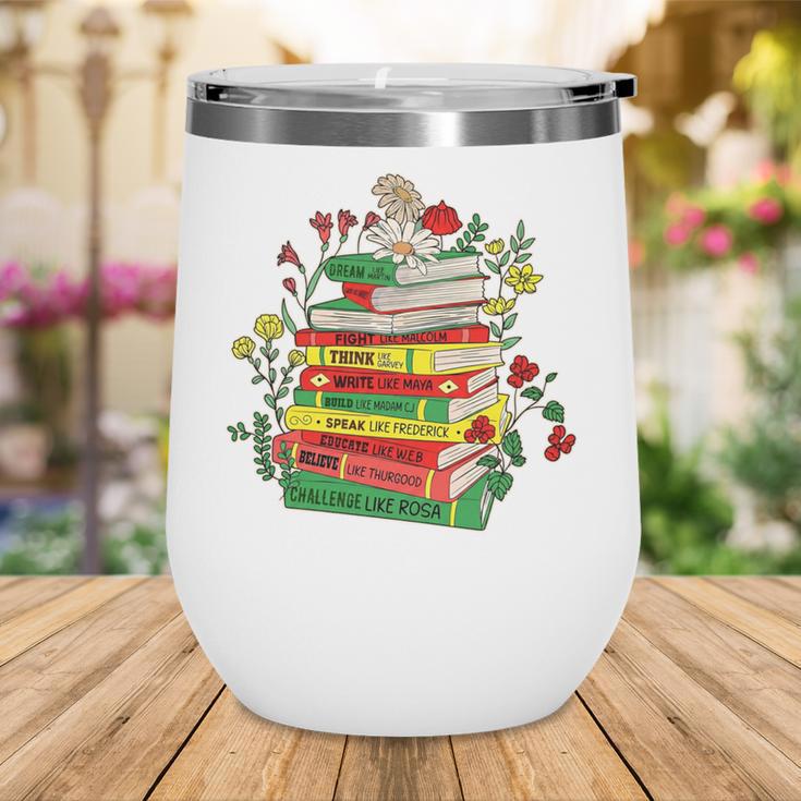 History Month Black History Shirts Book Lover Teacher Wine Tumbler