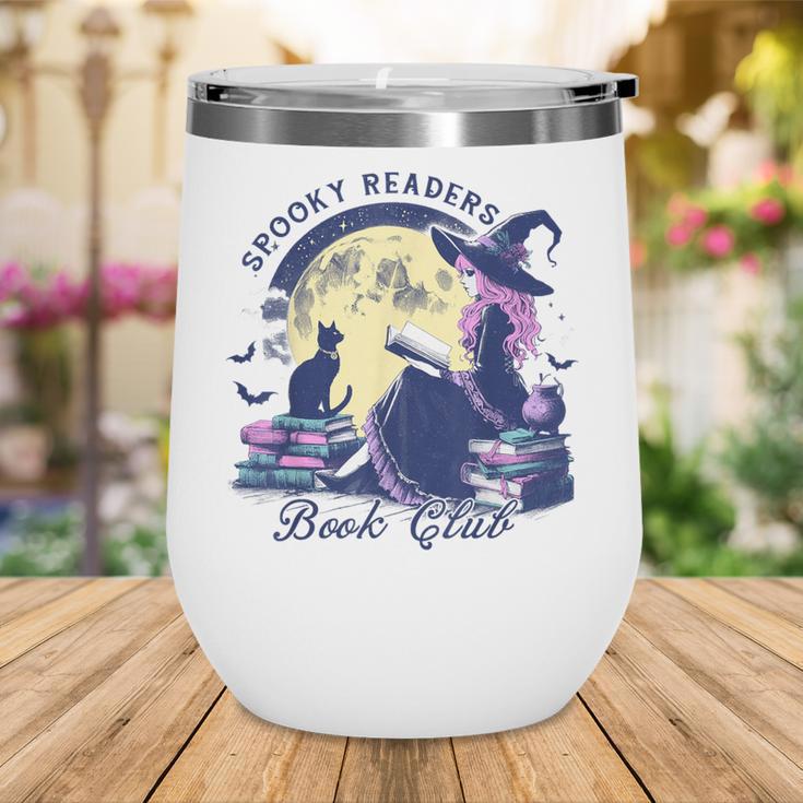 Vintage Sexy Witch Spooky Readers Book Lover Club Halloween Wine Tumbler Vintage Sexy Witch Spooky Readers Book Lover Club Halloween Wine Tumbler