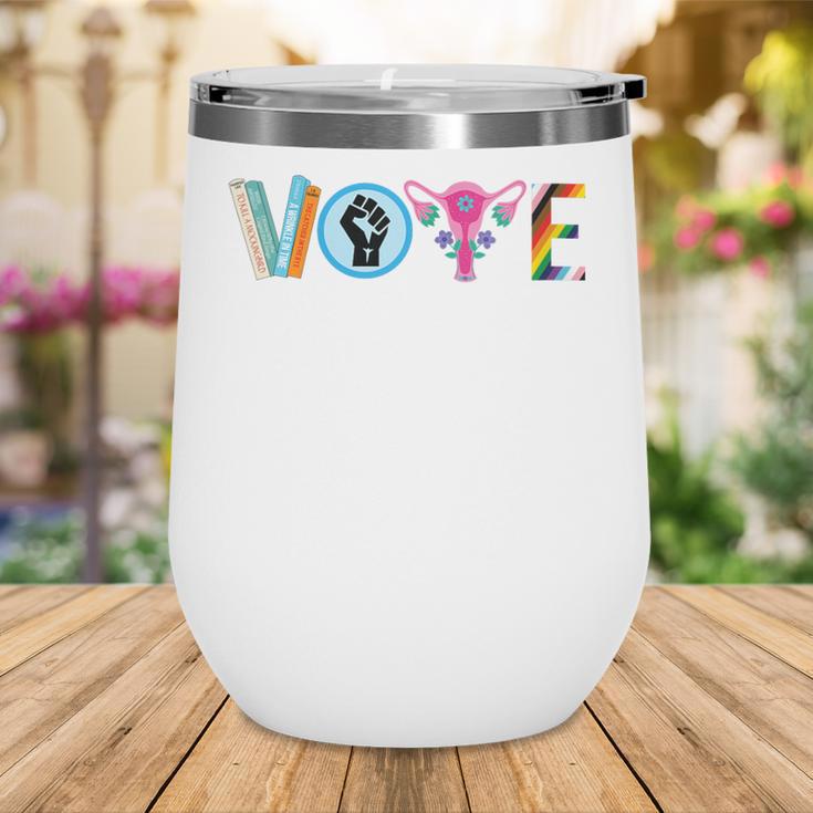 Vote Reproductive Right BLM Political Activism Lgbtq Book Wine Tumbler Vote Reproductive Right BLM Political Activism Lgbtq Book Wine Tumbler