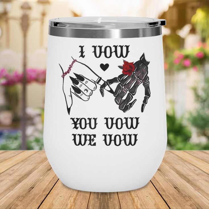 I Vow You Vow We Vow Merch Dark Romance Smutty Book Smutt Wine Tumbler