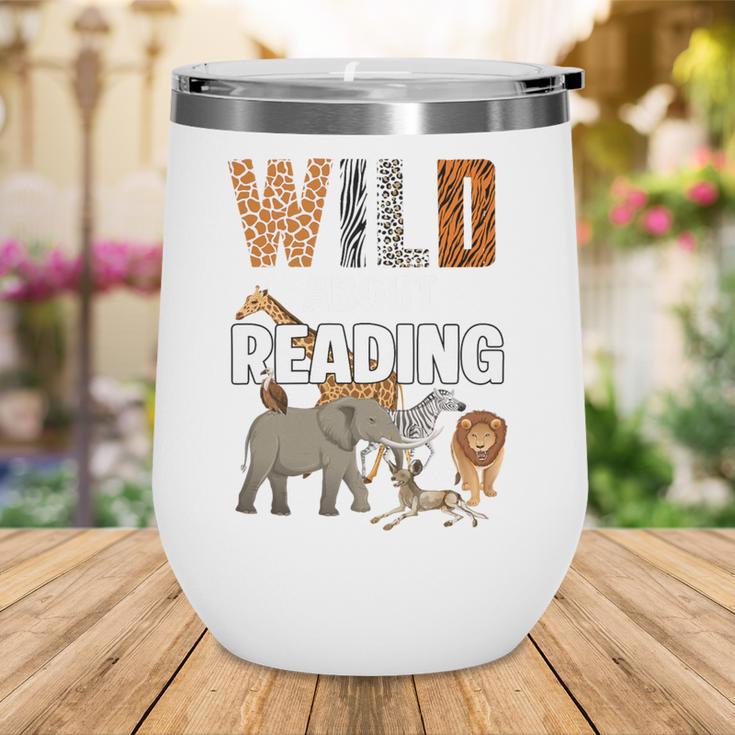 Wild About Reading Book Reader Book Nerd Book Reading Lover Premium Tri-Blend Wine Tumbler