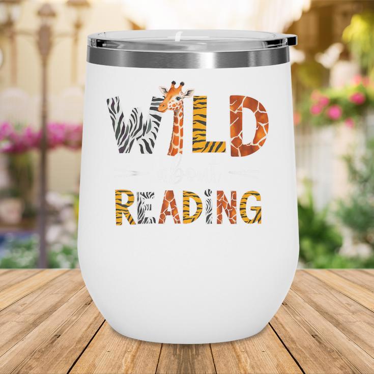 Wild About Reading Books Reader Teachers Kids Librarian Wine Tumbler Wild About Reading Books Reader Teachers Kids Librarian Wine Tumbler