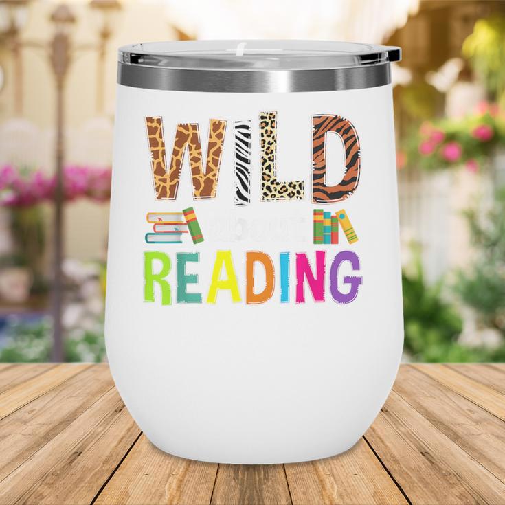 Wild About Reading Library Day Reading Books & Bookworm Wine Tumbler
