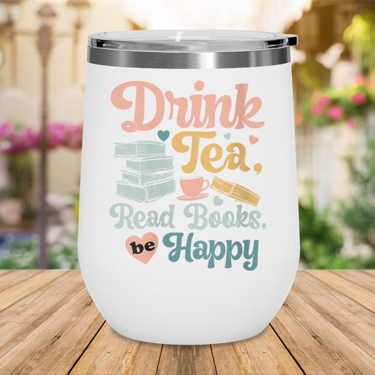 Women's Drink Tea Read Books Nerd Book Reader Book Reading Lover Wine Tumbler