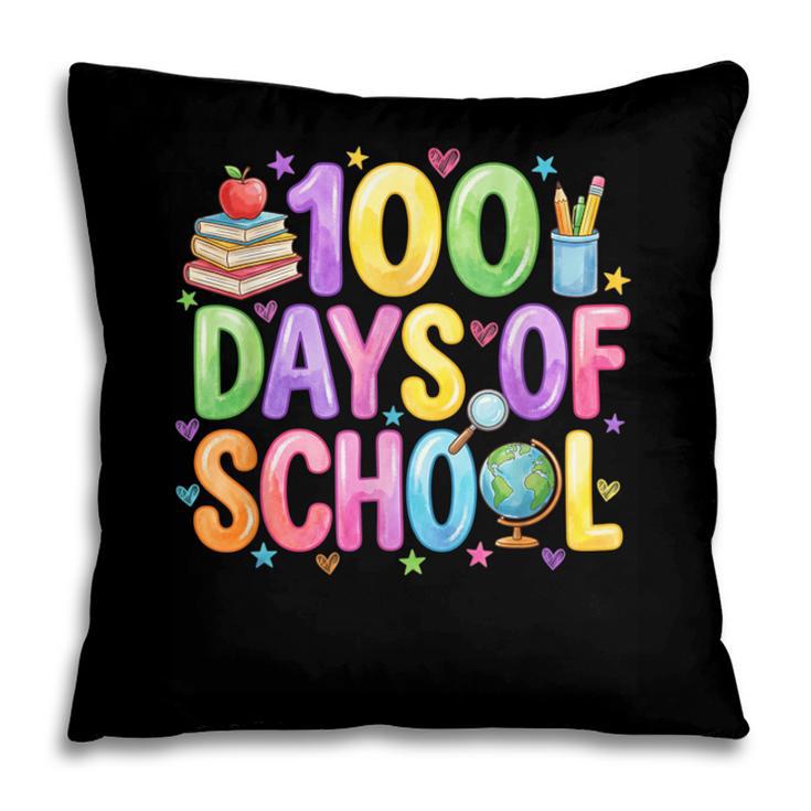 100 Days Of School Book Pencil Teachers Girls Kids 100th Day Pillowcase 100 Days Of School Book Pencil Teachers Girls Kids 100th Day Pillowcase