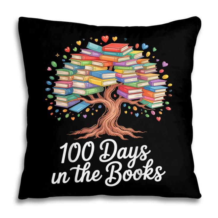 100th Day Of School Books Tree Reading Pillowcase
