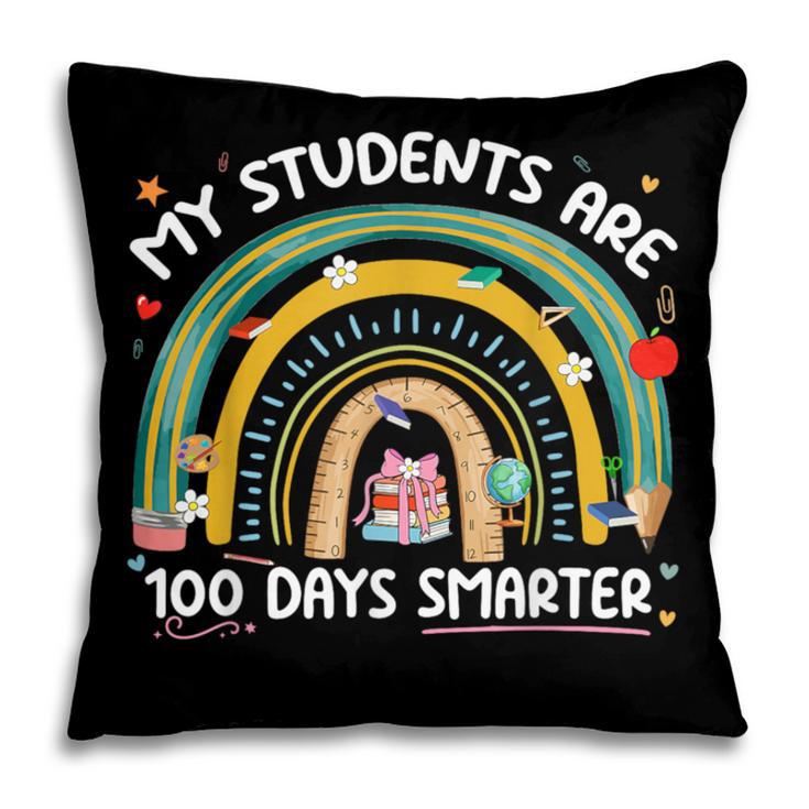 100th Day Of School Teachers Students Women Floral Books Pillowcase
