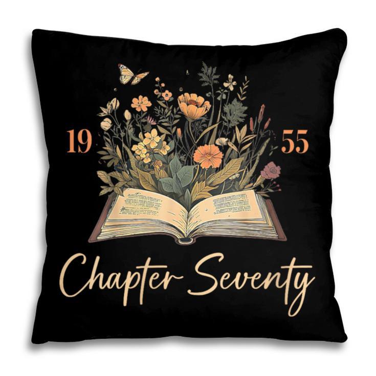 1955 Chapter Seventy 70th Birthday Wildflower Book 70 Yr Old Pillowcase 1955 Chapter Seventy 70th Birthday Wildflower Book 70 Yr Old Pillowcase