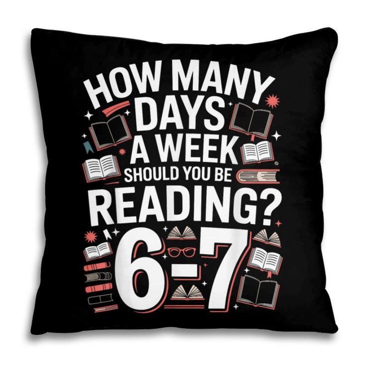 67 For Reading With Books Pillowcase