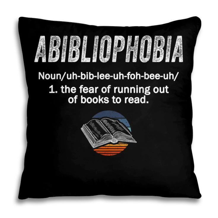 Abibliophobia Pupil Reading Bookworm Tees Reader Pillowcase