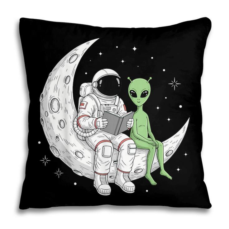 Astronaut Reading Book To Alien Moon Space Book Lover Men Pillowcase Astronaut Reading Book To Alien Moon Space Book Lover Men Pillowcase