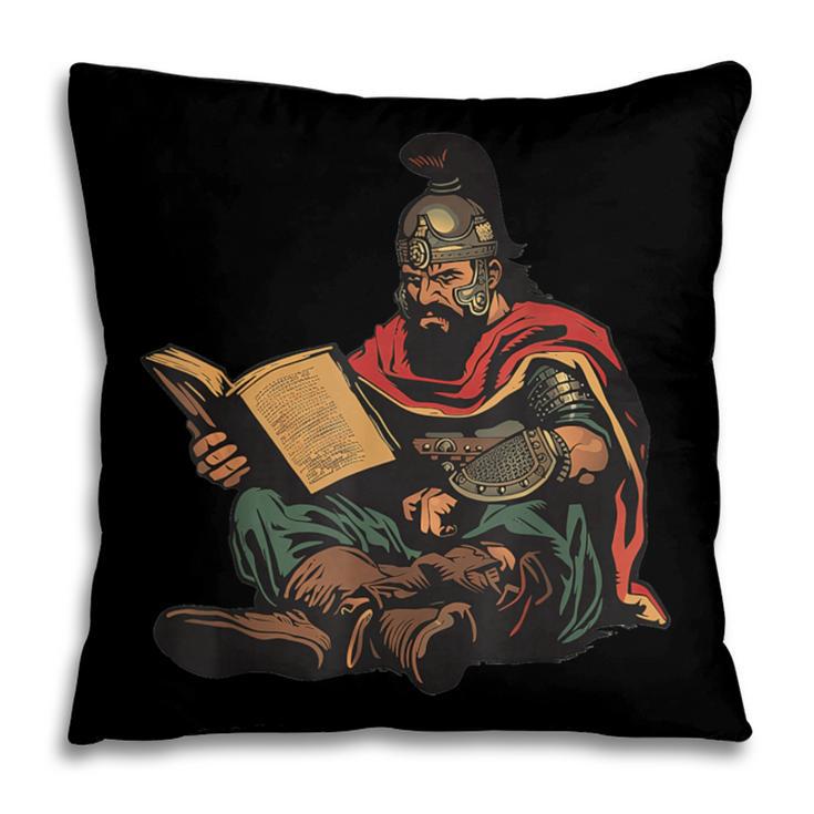 Attila The Hun Reading A Book Pillowcase