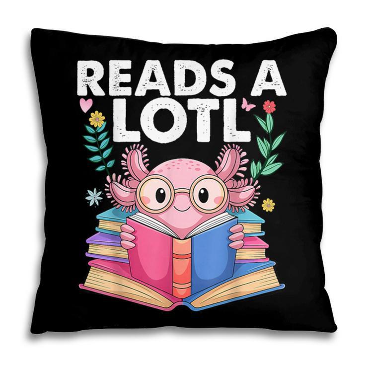 Axolotl Books Readsalotl Reading Bookworm Boys Girls Pillowcase