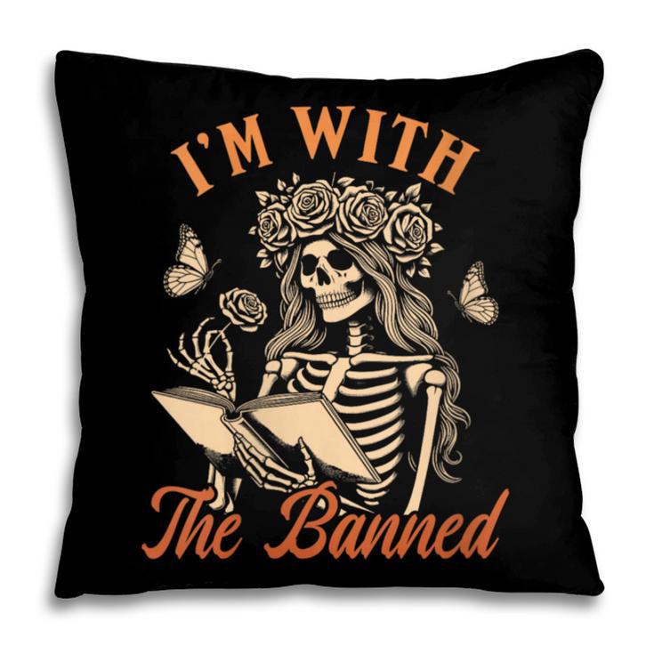 Banned Book Reading Squad Bookish I'm With The Banned Pillowcase
