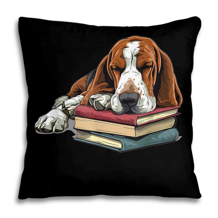 Basset Hound Books Dog Breed Graphic Pillowcase Basset Hound Books Dog Breed Graphic Pillowcase