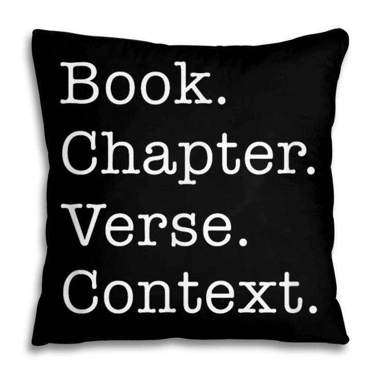 Book Chapter Verse Context Theology Christian Reformed Pillowcase