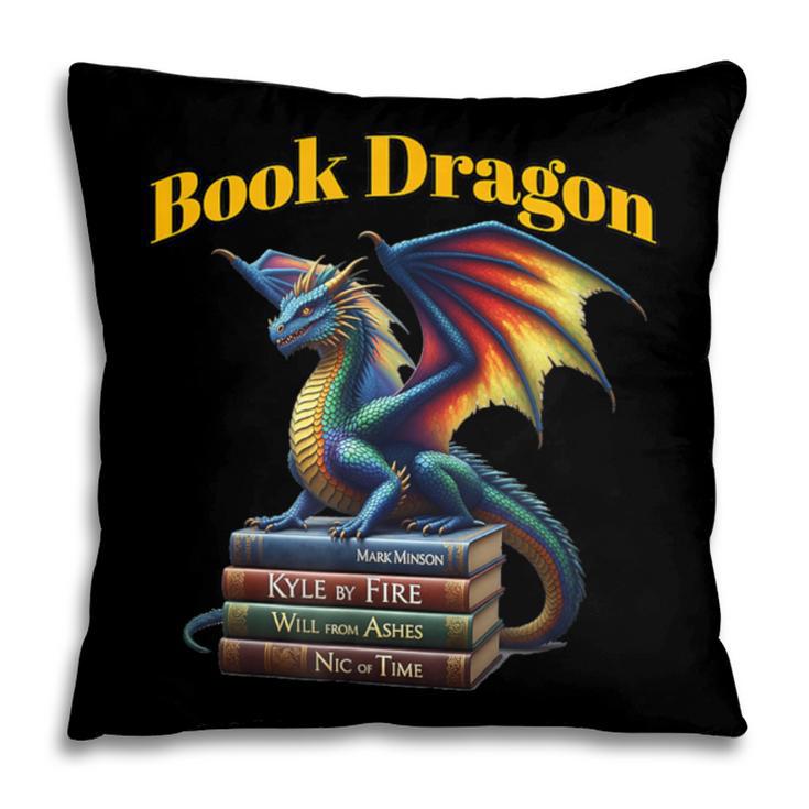 Book Dragon Mark Minson's Books Pillowcase