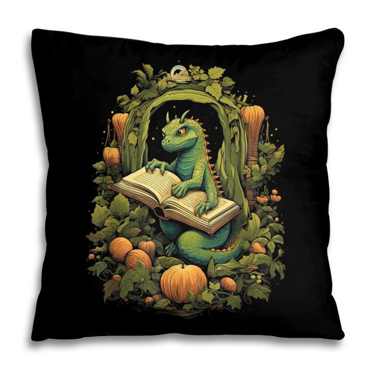 Book Dragon Reading Books Bookworm Fantasy Pillowcase Book Dragon Reading Books Bookworm Fantasy Pillowcase