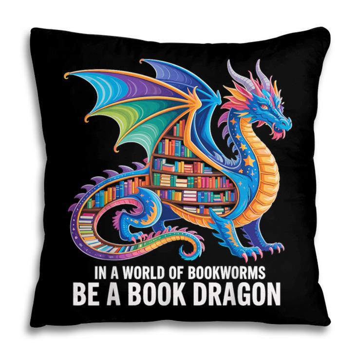 Be a Book Dragon Reading Pillowcase Be a Book Dragon Reading Pillowcase