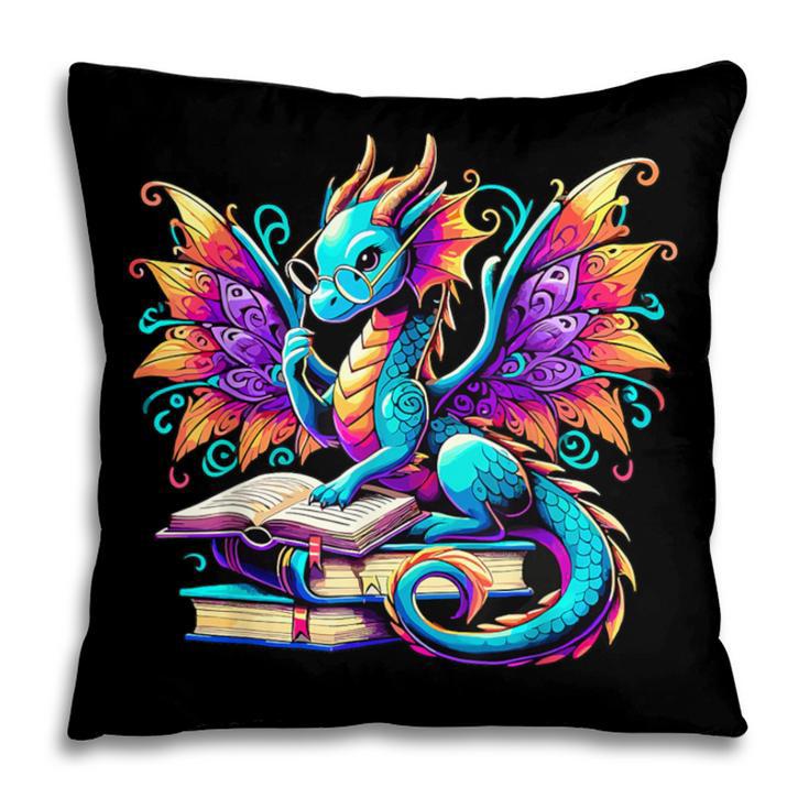 Book Dragon Reading Pillowcase