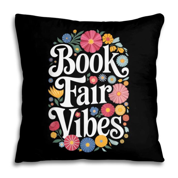 Book Fair Vibes Groovy 70s Retro School Librarian Pillowcase