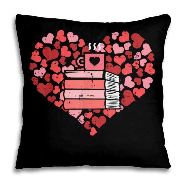 Book Heart Cute Read Book Reading Librarian Across America Pillowcase