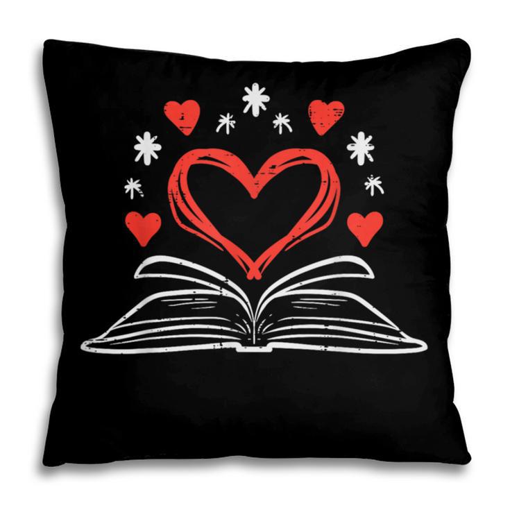 Book Heart Read Book Reading Librarian Men Women Kids Pillowcase