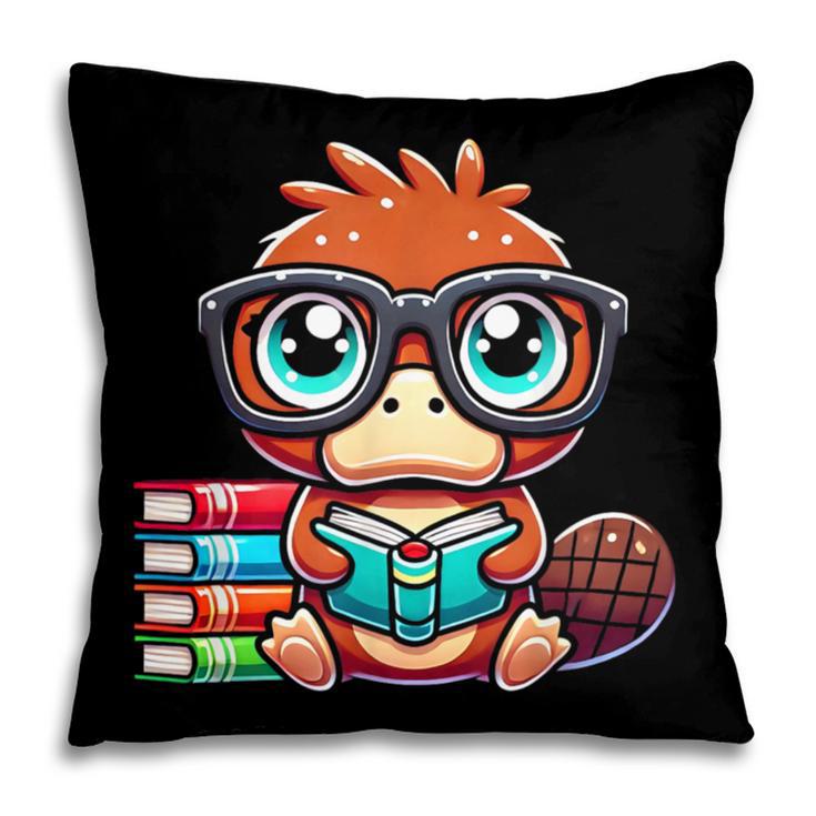 Book Lover Reading Platypus Pillowcase Book Lover Reading Platypus Pillowcase
