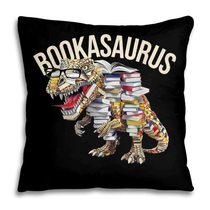 Book Reading Dinosaur T-Rex Dino Bookworm Pillowcase