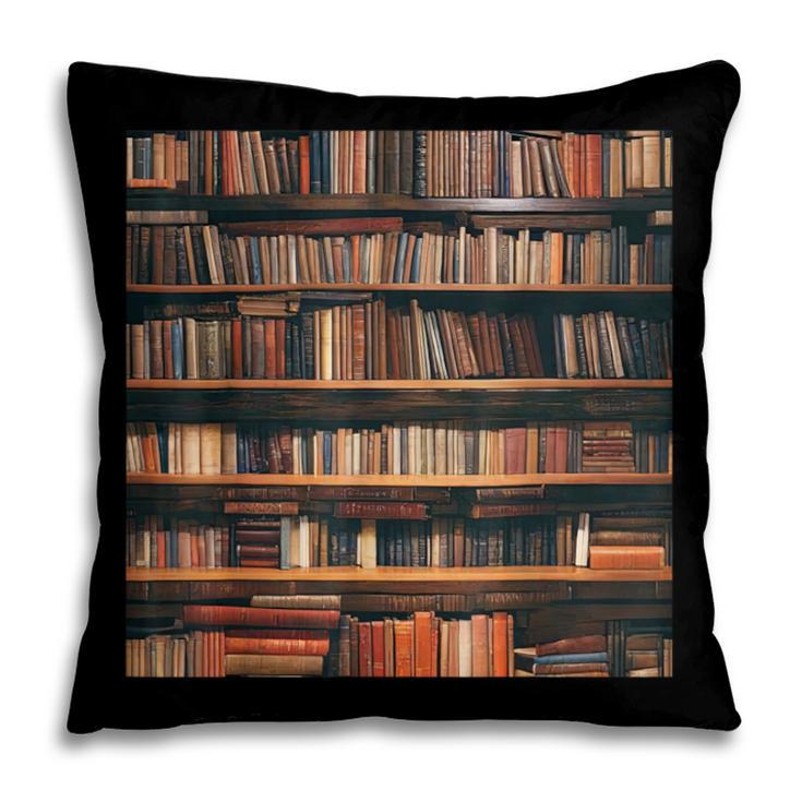 Book Book Shelves Library Pillowcase