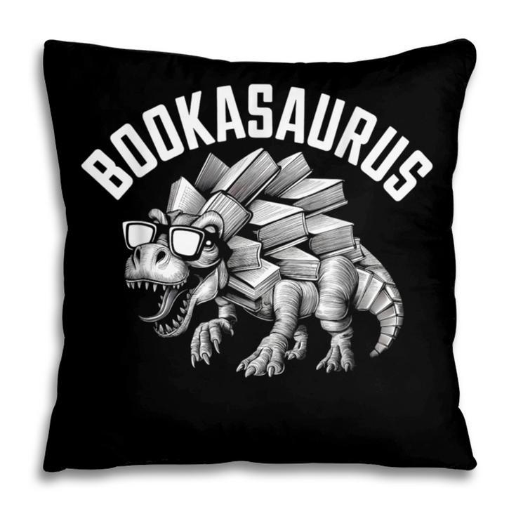 Book T-Rex Dino Bookworm Reading Book Dinosaur Pillowcase