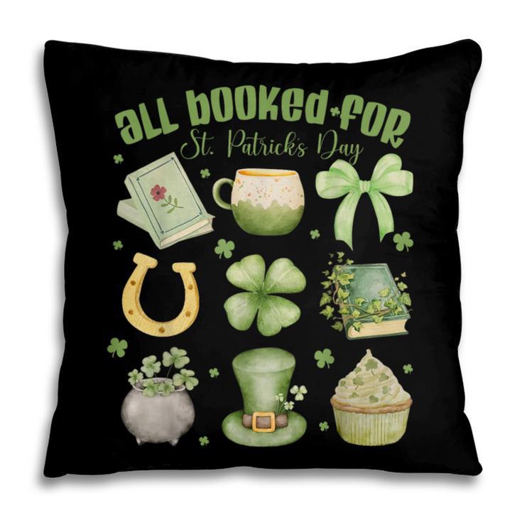 ALL Booked For St Patricks Day Bookish Leprechaun Bookworm Pillowcase ALL Booked For St Patricks Day Bookish Leprechaun Bookworm Pillowcase